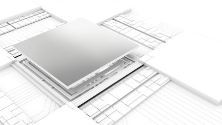 Computer system connection point,Abstract technology of central processing unit , computer...