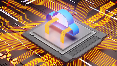 The processor in the computer system manages the data in the system and sends it to the cloud., 3d...
