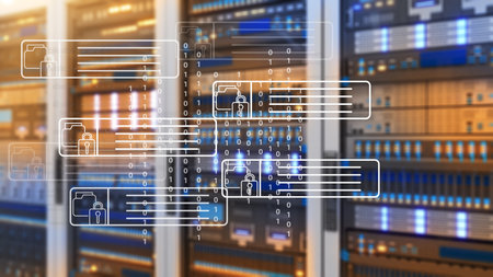 Storage and processing security and encryption systems, server processing rooms, data center network...