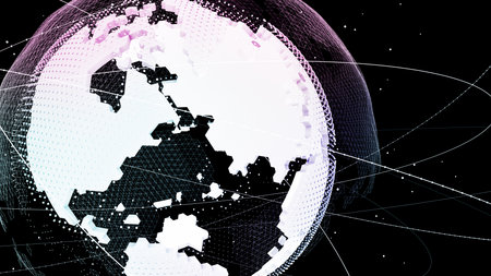 Connecting the network system to send signals as one worldwide and sending information to each...