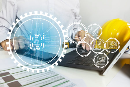 Using AI technology in the large machinery manufacturing industry for use in various business...