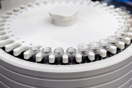 Blood test machines are used in medical applications to separate plasma and blood.