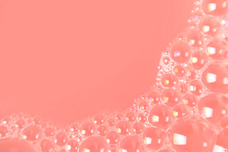 Colorful blurred bubble background
