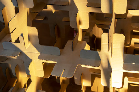 Abstract background image of alternating square shapes arranged in a pattern.