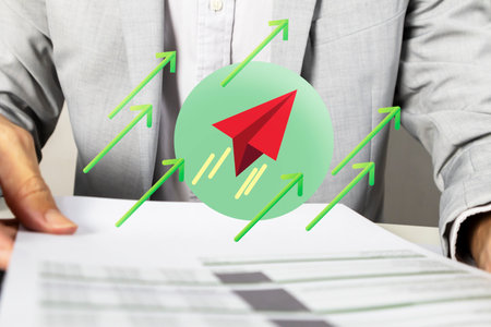 Business start-up ideas, having a business vision and negotiating with partners to work together with a goal.の写真素材