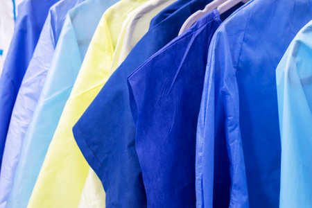 Medical clothing, surgical protective materials for doctors and nurses in the operating roomの写真素材