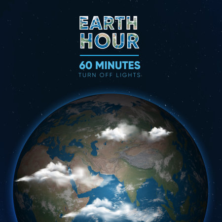 Earth Hour Poster Campaignの写真素材