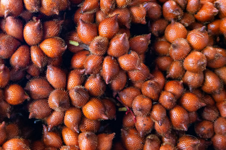 Salak, fruit that sale in the market from Thailandの写真素材