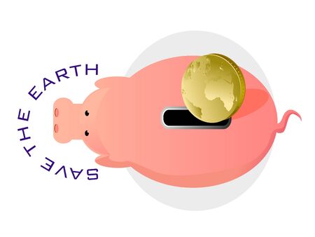 save the earth のイラスト素材