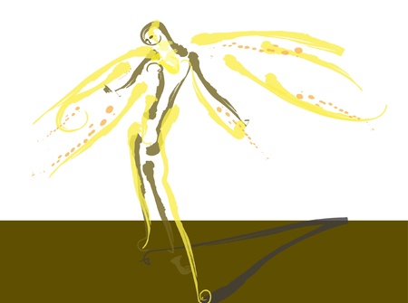 light angel のイラスト素材