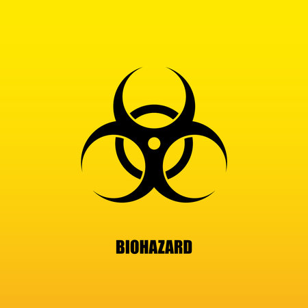 biohazard sign vector imageのイラスト素材