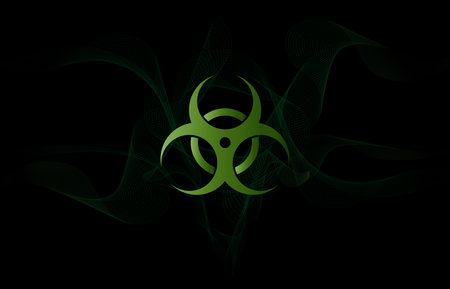 biohazard sign vector imageの写真素材