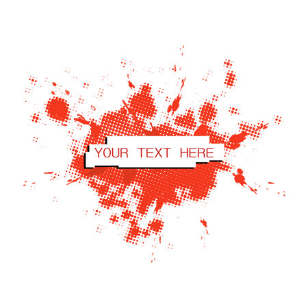 vector image of abstract splashes for the design of gift cards, invitations, business cardsのイラスト素材