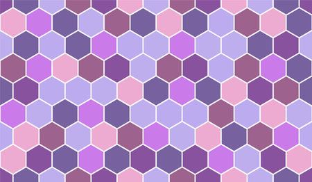 honeycomb vector pattern for design textiles and backgroundsのイラスト素材
