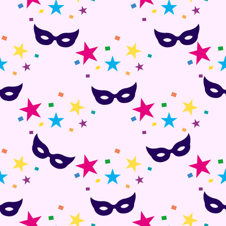 vector carnival pattern for decorationのイラスト素材