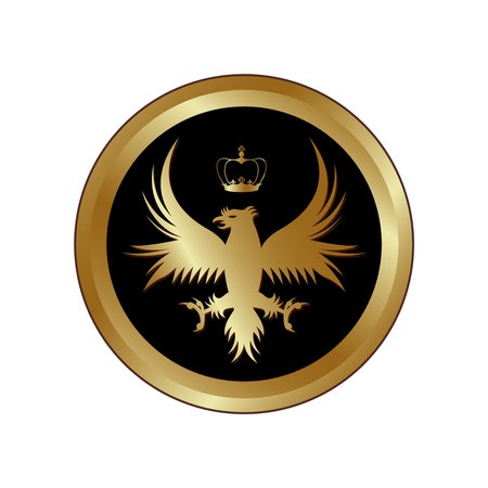 vector with an eagle for decoration and designのイラスト素材