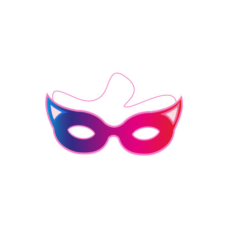 vector image of carnival mask for designのイラスト素材