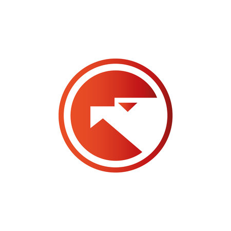 vector with an eagle for decoration and designのイラスト素材