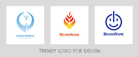 3 trendy vector for designのイラスト素材