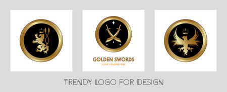 3 trendy vector for designのイラスト素材