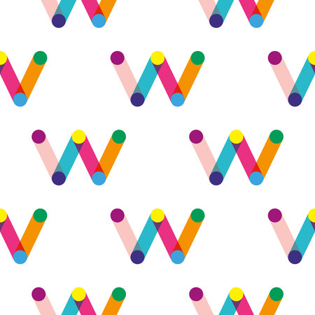 vector wavy lines pattern on a white backgroundのイラスト素材