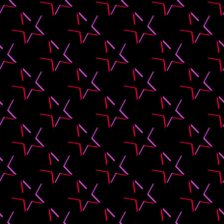 vector pattern of stylized stars for design and textileのイラスト素材