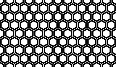 honeycomb vector pattern for design textiles and backgroundsのイラスト素材