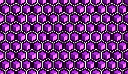 honeycomb vector pattern for design textiles and backgroundsのイラスト素材