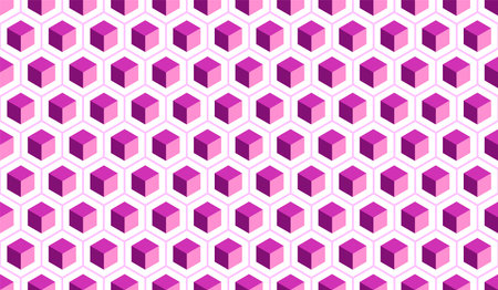 honeycomb vector pattern for design textiles and backgroundsのイラスト素材