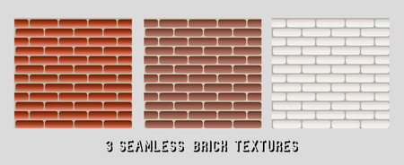 Vector masonry pattern for the design of architectural facadesのイラスト素材