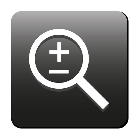 vector icon magnifier. zoom iconのイラスト素材