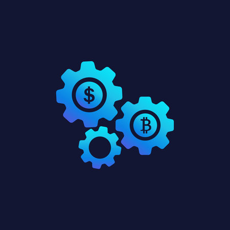 Vector Bitcoin for designのイラスト素材