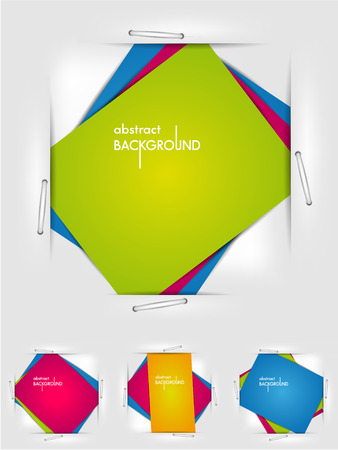 The Vector image of  Abstract background setのイラスト素材