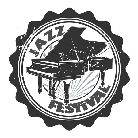 The vector image of  Jazz Festival Stampのイラスト素材