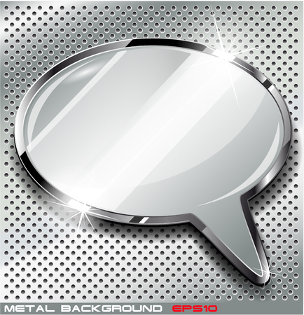The vector image of  Metal background.Vector illustrationのイラスト素材