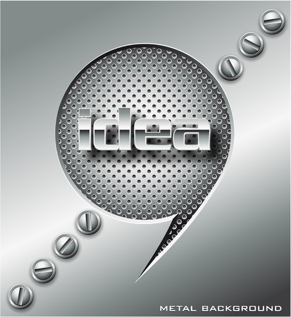 The vector image of  Metal background.Vector illustration ideaのイラスト素材