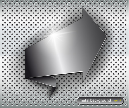 The vector image of  Metal background.Vector illustrationのイラスト素材