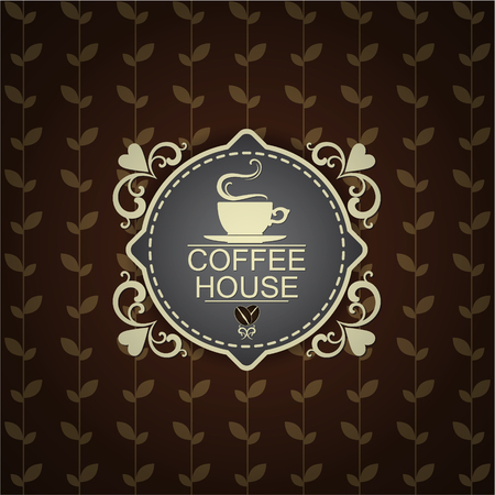 The vector image of Menu for restaurant. Coffeeのイラスト素材