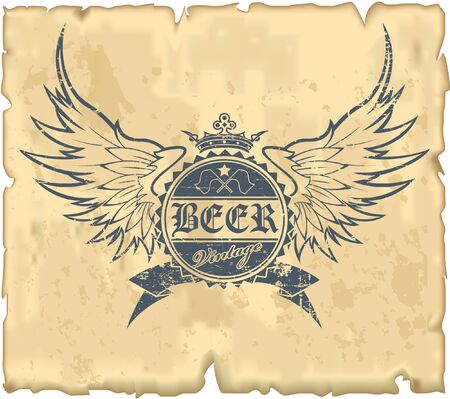 The vector image of Vintage Stampsのイラスト素材