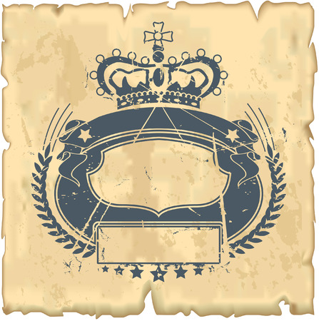 The vector image of Vintage Stampsのイラスト素材