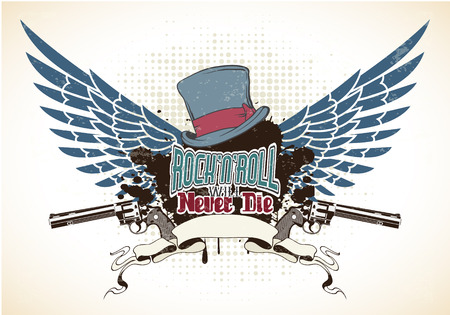 Rock n roll symbol.のイラスト素材