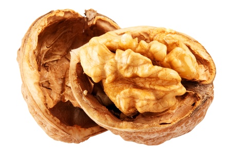 Walnut isolated on white background