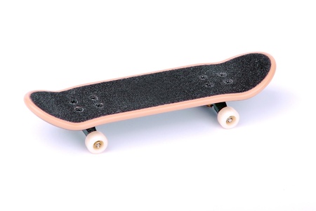 Fingerboard (skateboard) isolated on a white backgroundの写真素材