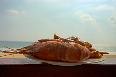 Prepared Shrimpsの写真素材