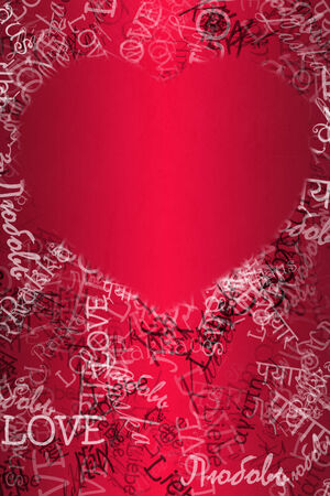 Nice romantic for St. Valentine's Day with heart textureの写真素材
