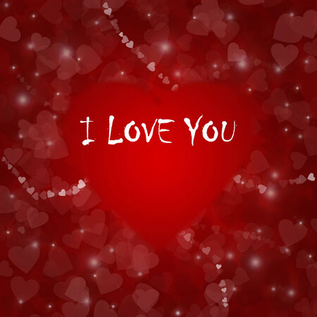 Square red romantic with place for textの写真素材