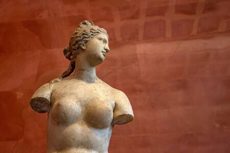 SAINT PETERSBURG, RUSSIA - JUNE 11, 2015: Statue of Aphrodite (Venus of Tauris), Greek work of the 2nd century B.C., Hermitage, St. Petersburg, Russiaのeditorial素材