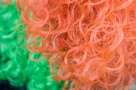 Funny artificial hairの写真素材