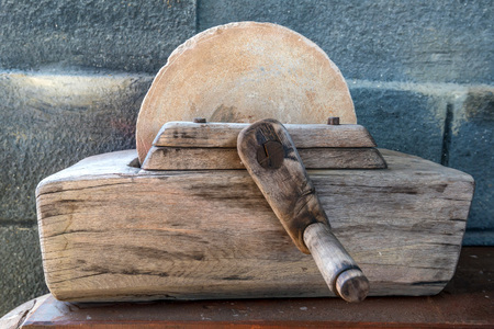 Old grinding stone