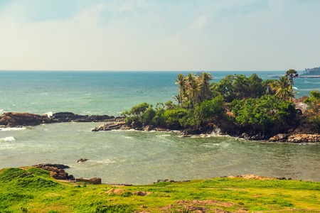Scenic view of the lagoonの写真素材